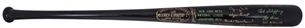 1973 National League Champions New York Mets Hillerich & Bradsby Black Trophy Bat With Facsimile Signatures